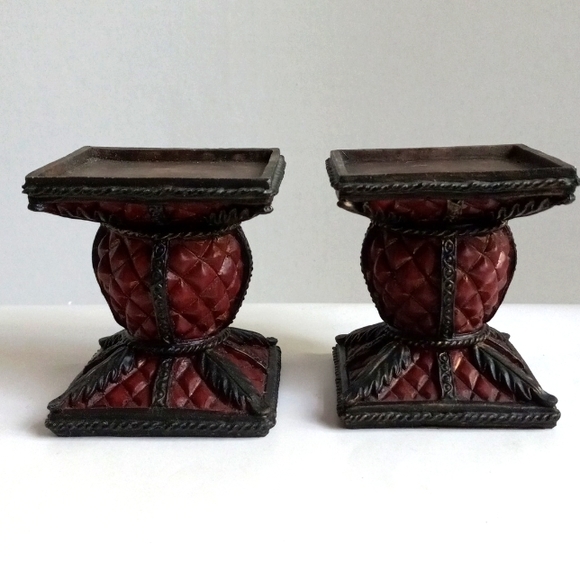 2 VINTAGE CANDLE HOLDER - Picture 1 of 5